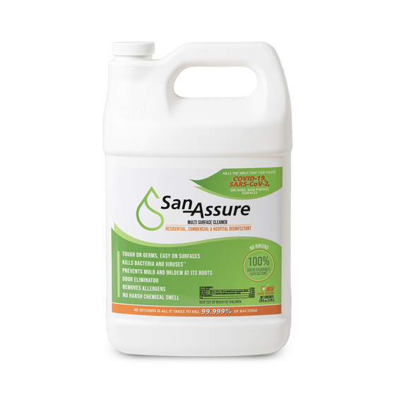 San-Assure Sanitizing Solution, Gallon Refill